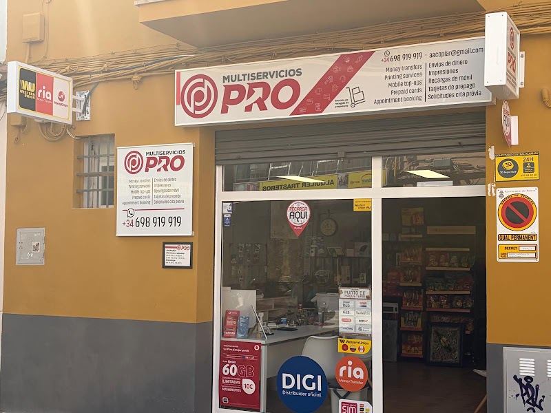 Locutorio: Multiservicios Pro