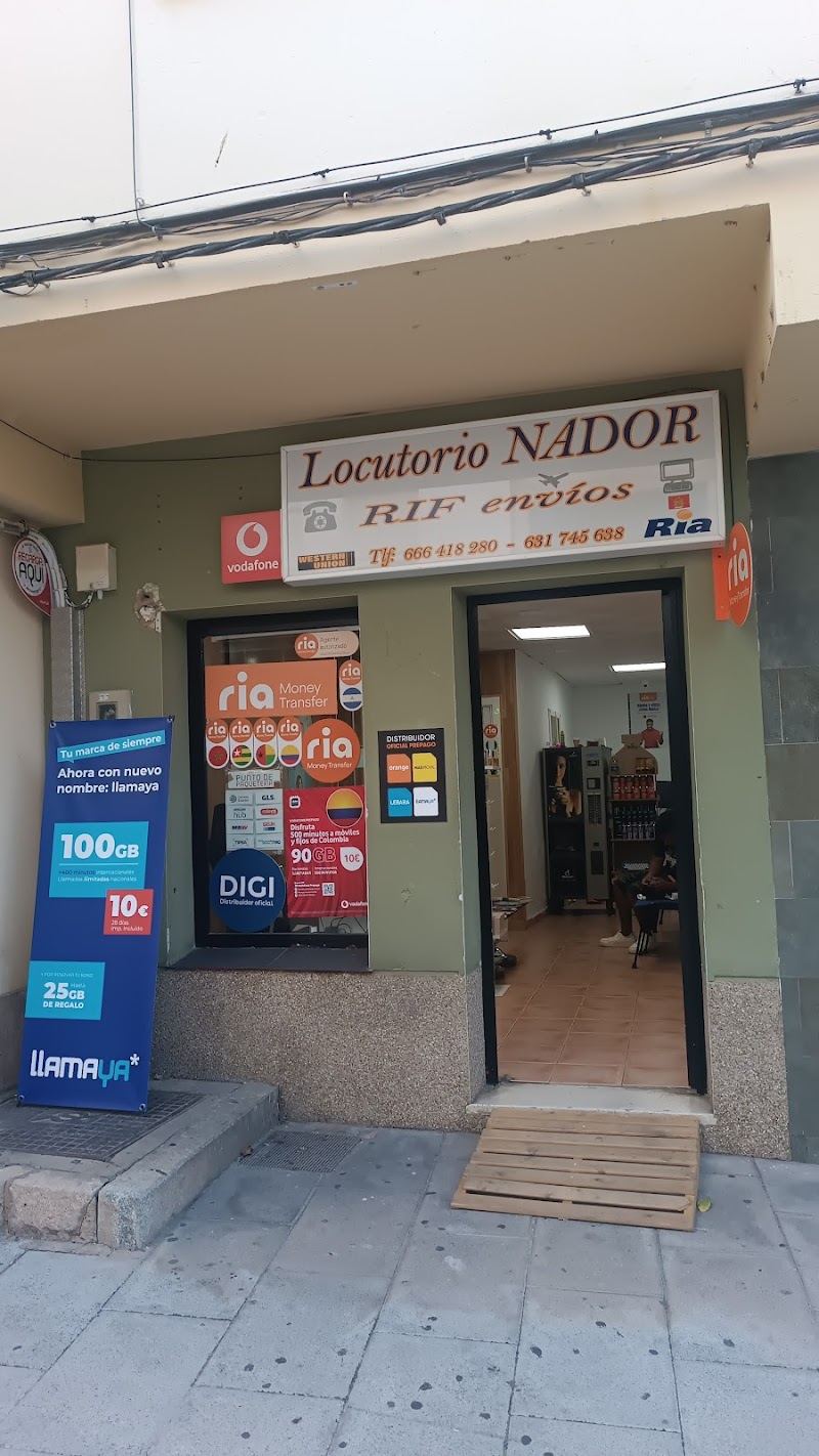 Locutorio NADOR RIF envíos