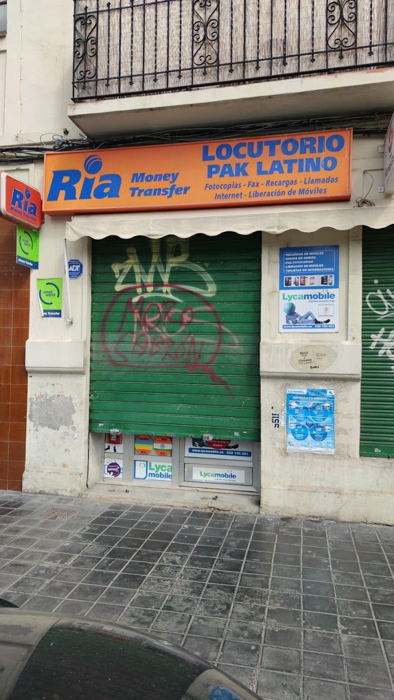 Ria Money Transfer Agent & Payout - Valencia
