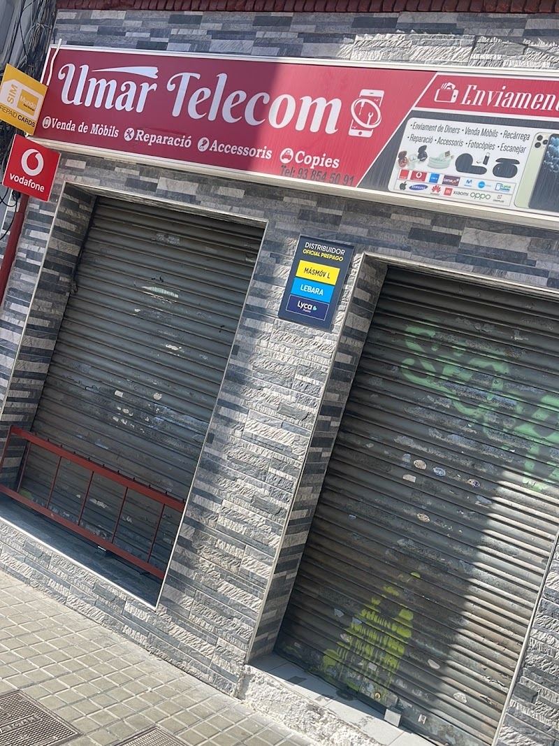 UMAR TELECOM MONEYGRAM WESTERN UNION RIA MONEY TRANFER - Badalona