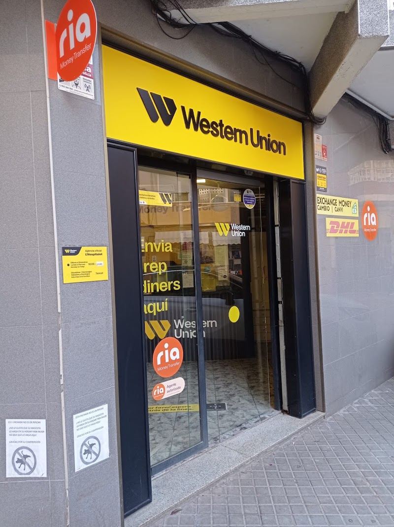 Western Union / Ria / DHL / Money Gram / Agencia Oficial Hospitalet